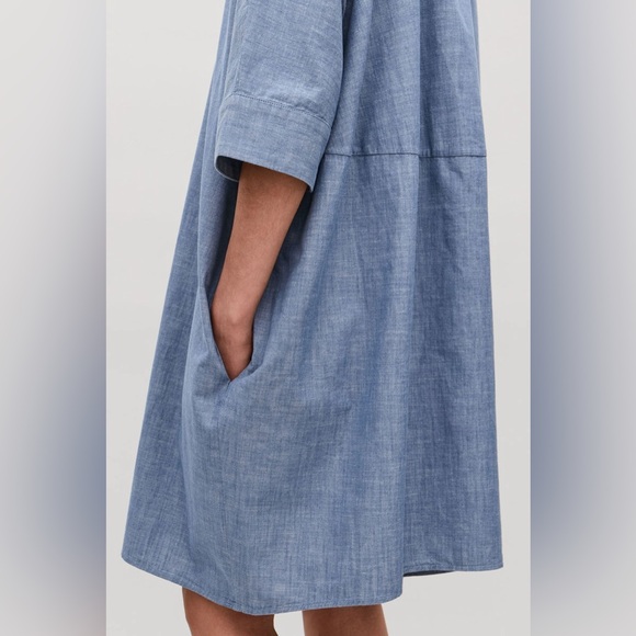 COS Boxy Denim Shirt Dress - Picture 10 of 12